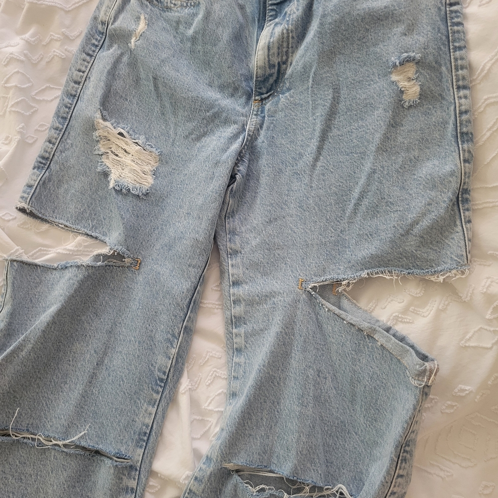 Zara Sky Blue Denim Jeans